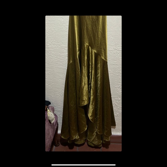 RARE Stunning Sue Wong Silk Asymmetrical Hem Beaded Forest Fairy Dress Size XXS - Picture 2 of 10